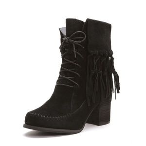 SBICCA FRINGE ANKLE BOOTIE SIZE 8